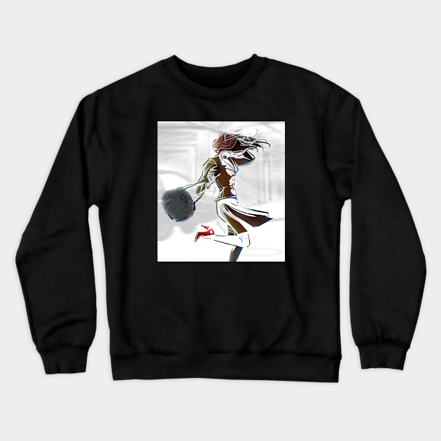 Pinup Wind Crewneck Sweatshirt by Delara